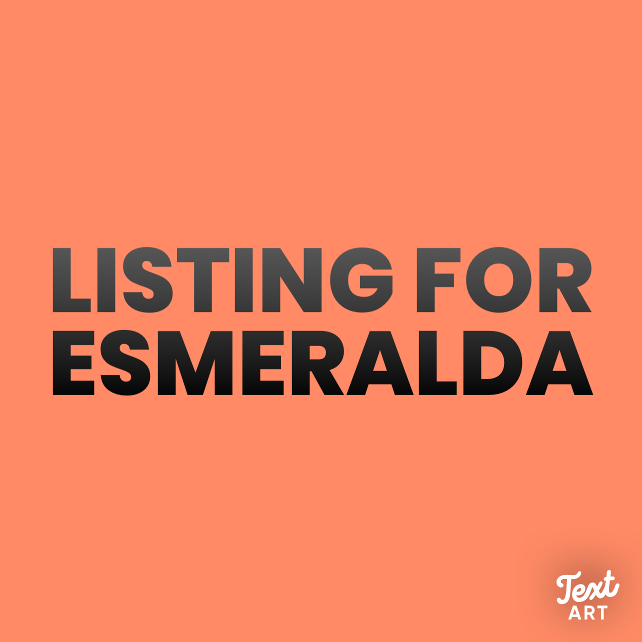 Listing for Esmeralda