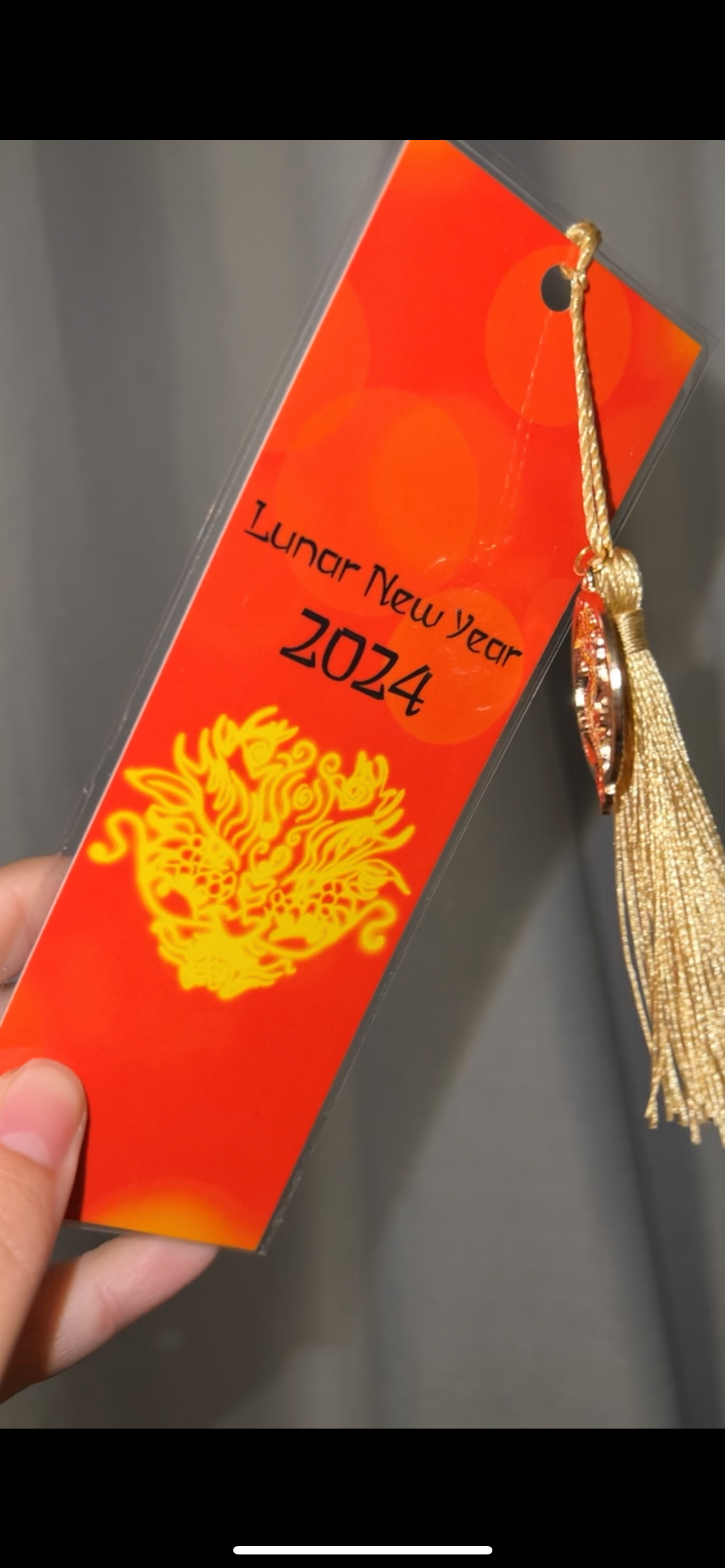 Lunar New Year Bookmark