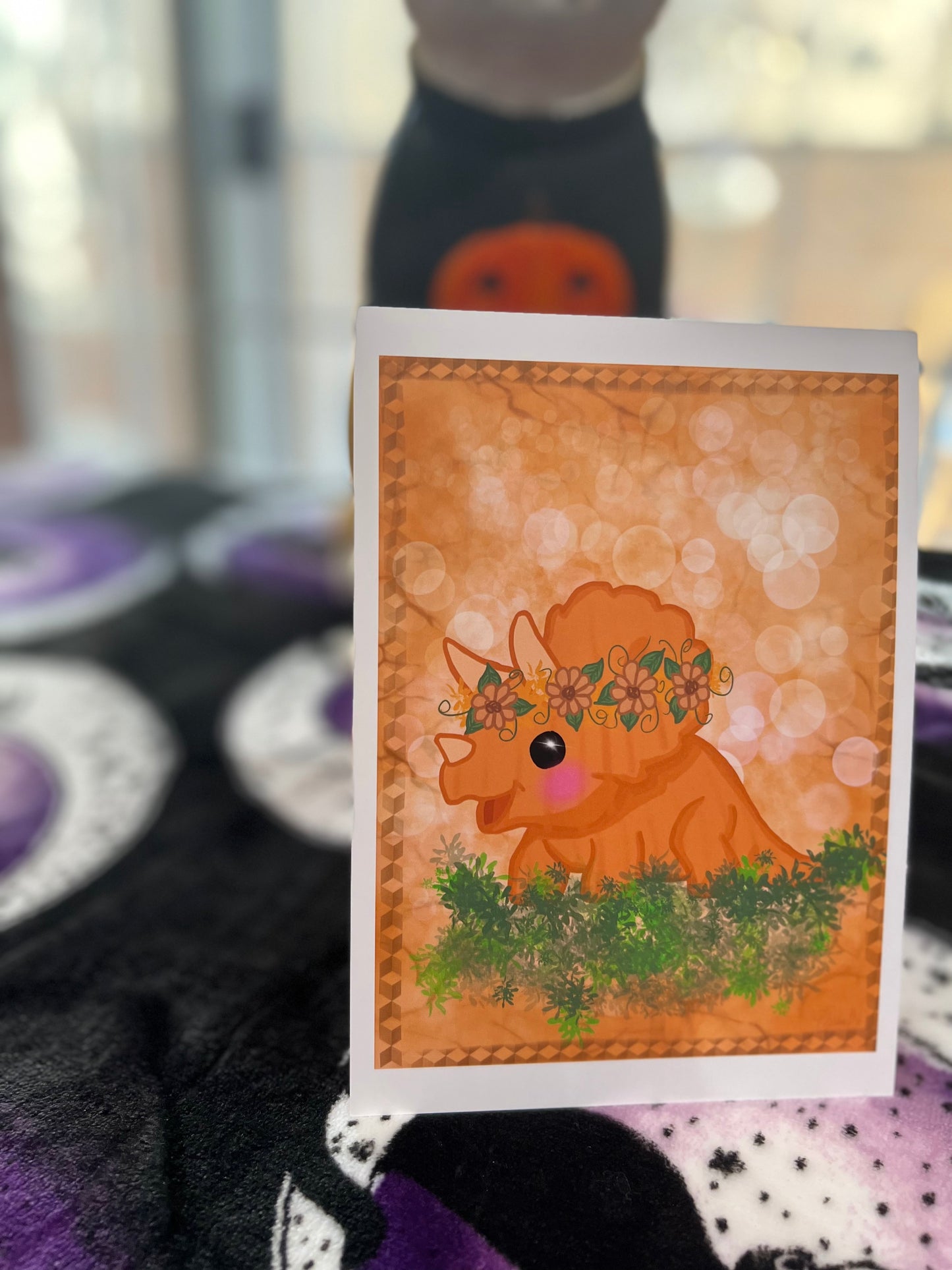 Tricera-Boo Print