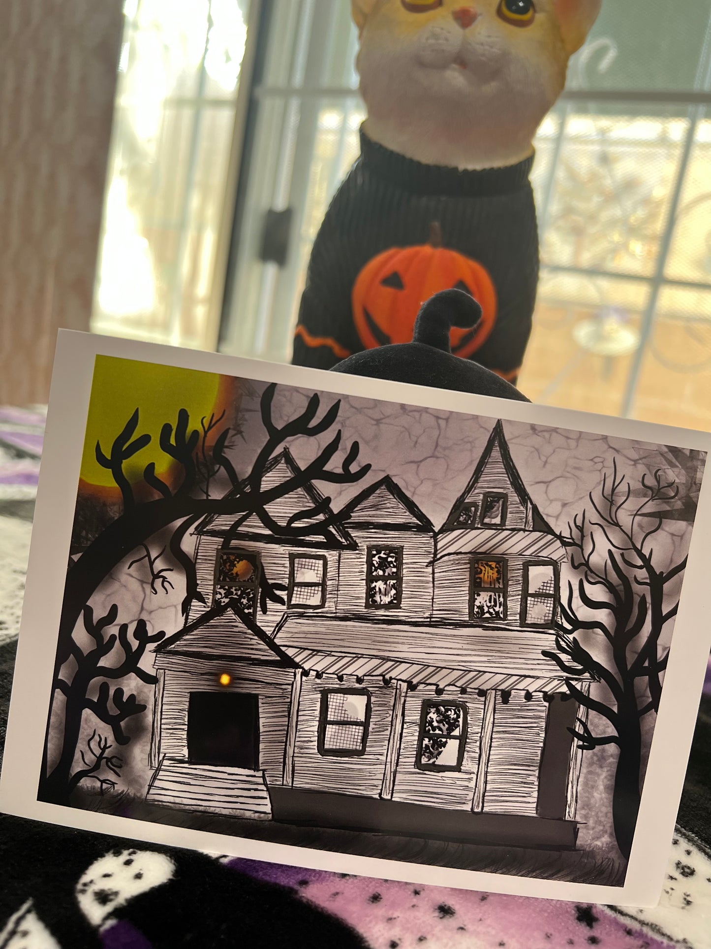 Haunted House Print