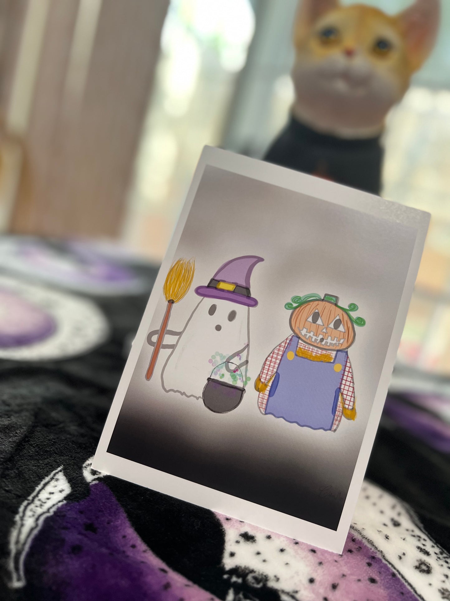 Witch and Scarecrow Ghosts