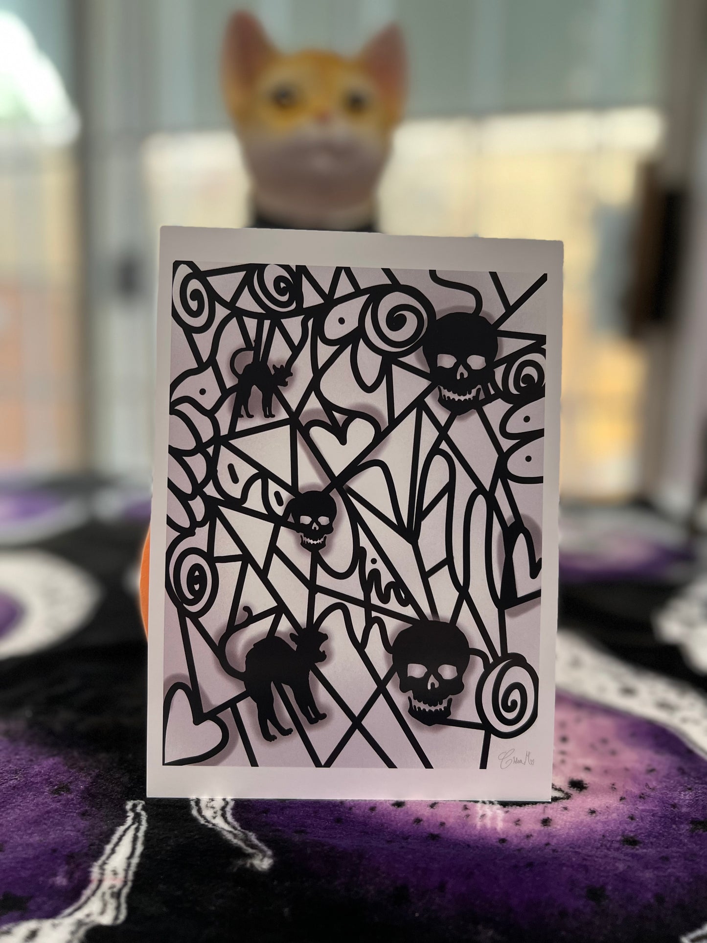 Grey Vibes Print