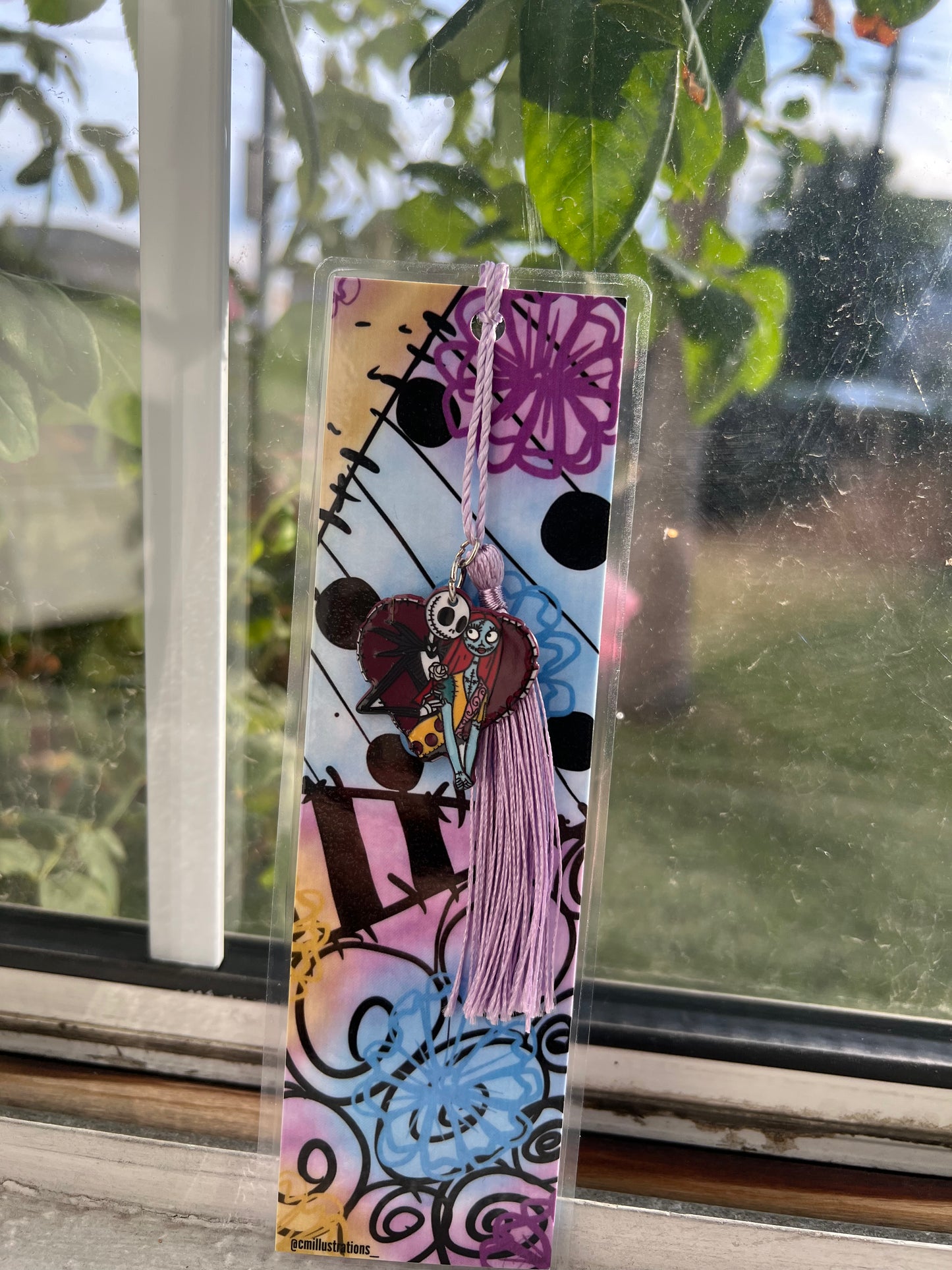 Nightmare Bloom Bookmark- WITH Charm
