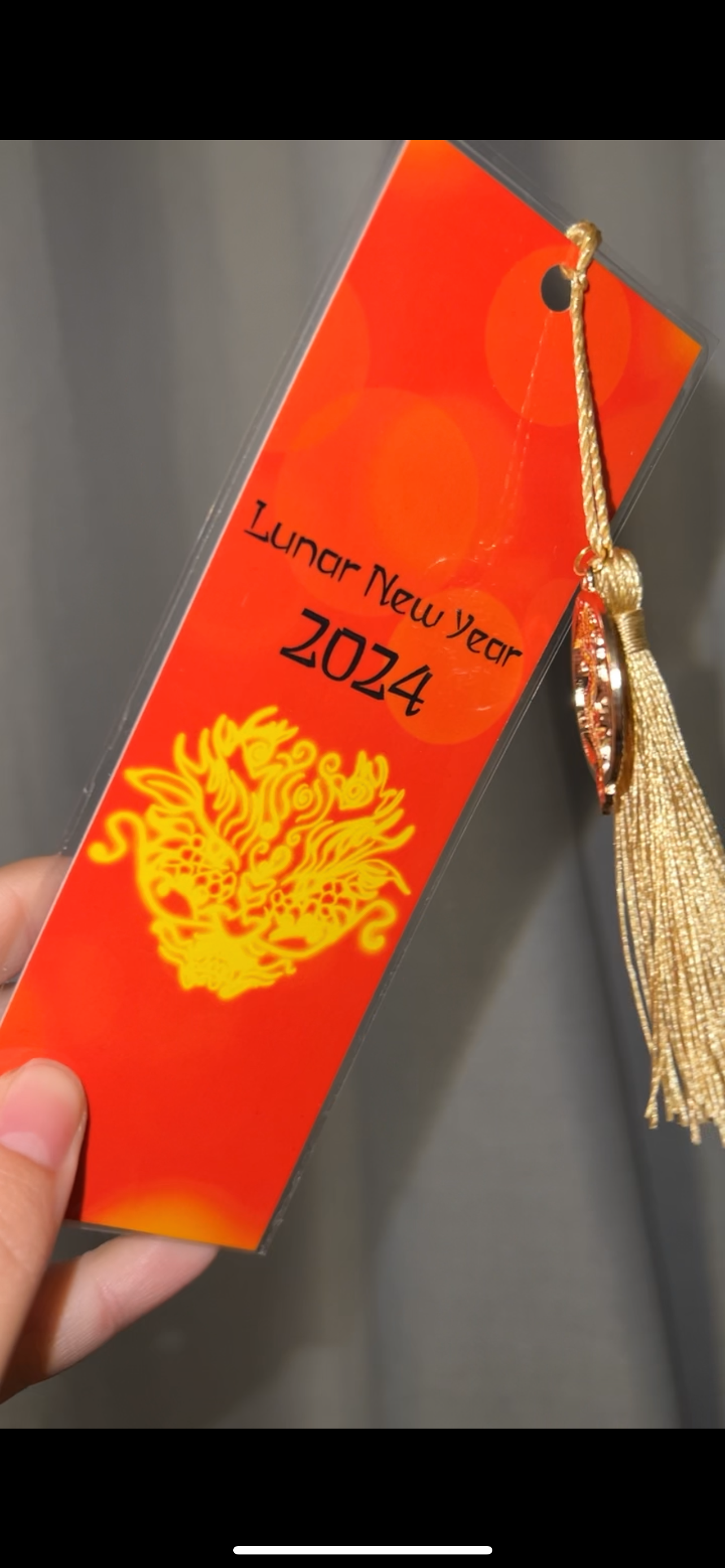 Lunar New Year Bookmark