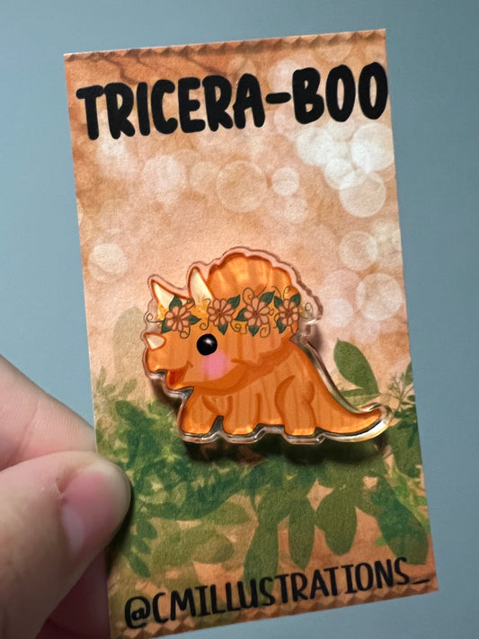Tricera-Boo Pin