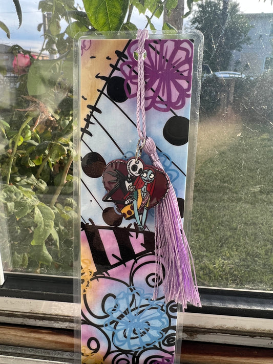 Nightmare Bloom Bookmark- WITH Charm