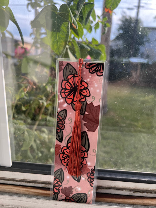 Fall Blooms Bookmark- NO CHARM