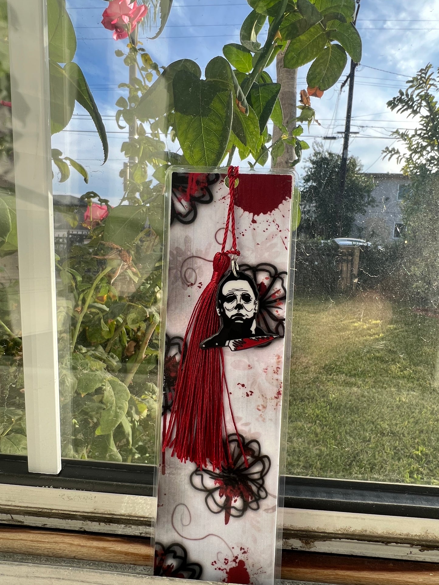 Horror Blooms Bookmark - WITH CHARM