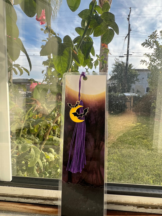 Spooky Forest Bookmark-WITH CHARM